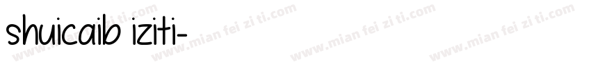 shuicaib iziti字体转换